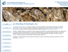 Tablet Screenshot of 4cshellfish.com